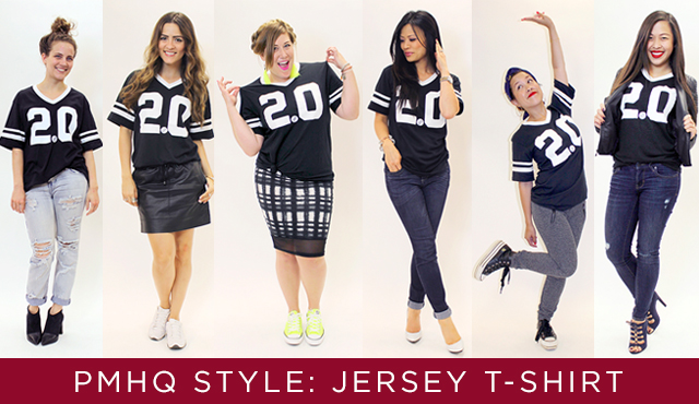 PMHQ Style: How to Style a Jersey T-Shirt